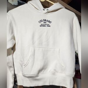 Juniors off white hoodie size xxs